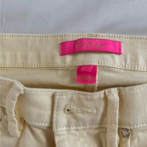 Lilly Pulitzer South Ocean skinny jeans and lemon wedge size 4